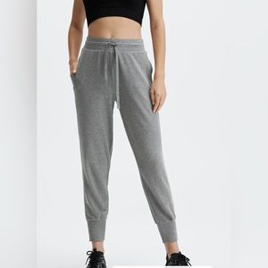 Fabletics The Luxe Terry Jogger Women’s Size Small Gray Super Soft